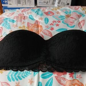 No Boundaries Black Lace Bandeau